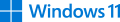 Windows 11 logo and wordmark (blue)
